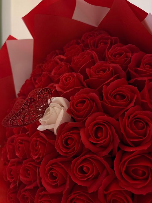 Buchet trandafiri sapun