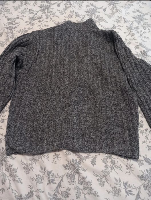 Pulover gros cu fermuar