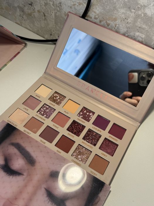 Палетки теней.