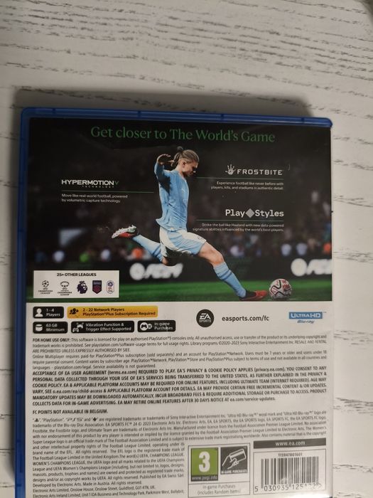 Fc 24 Диск не повреждён для Ps 5