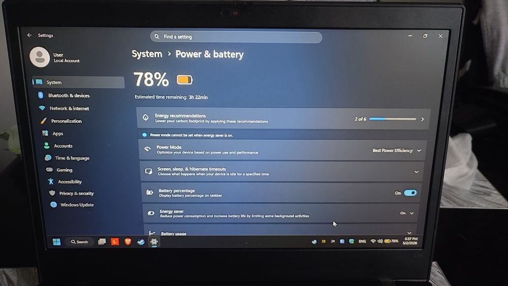 ThinkPad l14 G2, 32GB RAM, 1TB SSD, 1080p