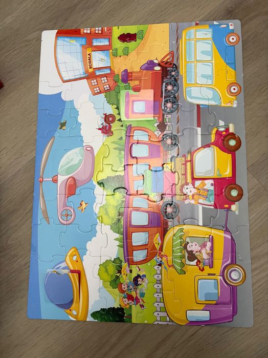 Jucării montesori/ lemn/ puzzle