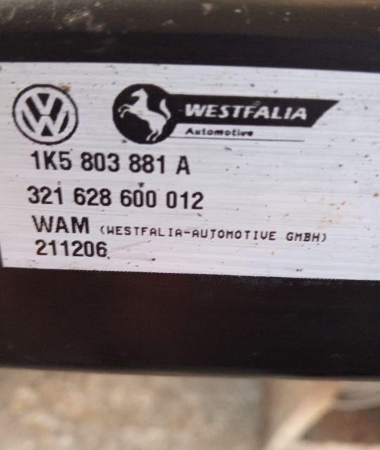 Carlig remorca 1K5803881A Volkswagen VW Golf a 5-a generatie