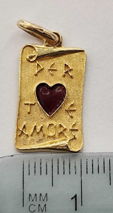 (AG35) Pandantiv aur 18K 2.79gr   b35579.3 - Garantie 2 ani !