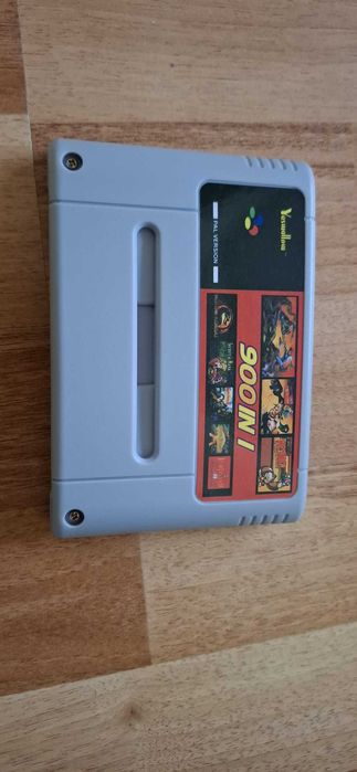 Caseta joc super nintendo 900 in 1 multe jocuri snes NOU