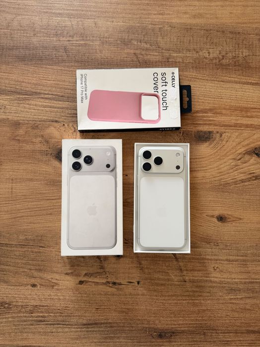 iPhone 17 PRO MAX Гаранционен като НОВ ! Silver - Сив !