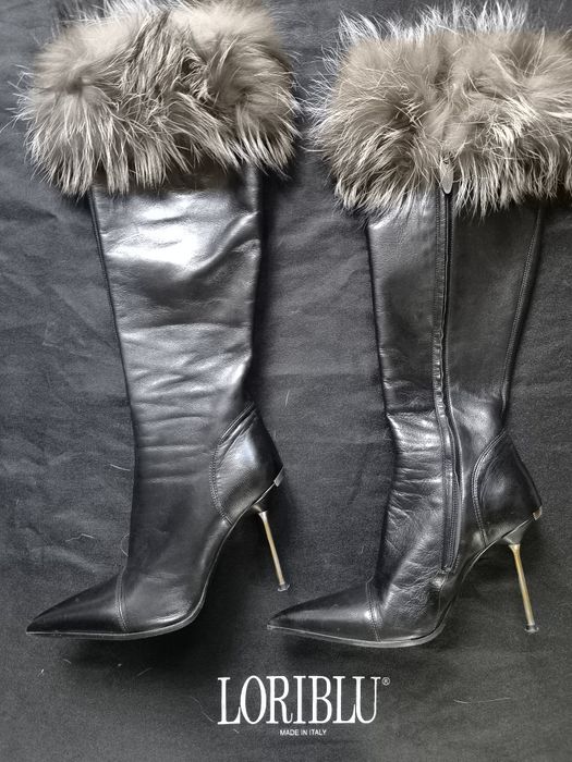 Итальянские кожаные сапоги