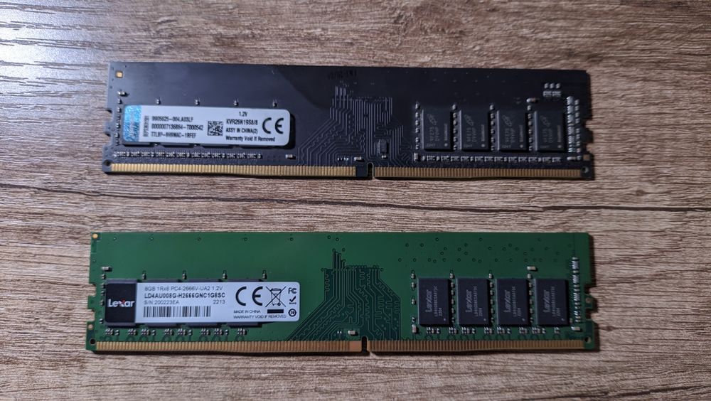 Продам ОЗУ DDR4 2х8gb (16gb) 2666 МГц