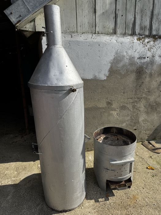 Boiler pe lemne apă caldă menajeră cu focar – baie, bucătărie, gospodărie