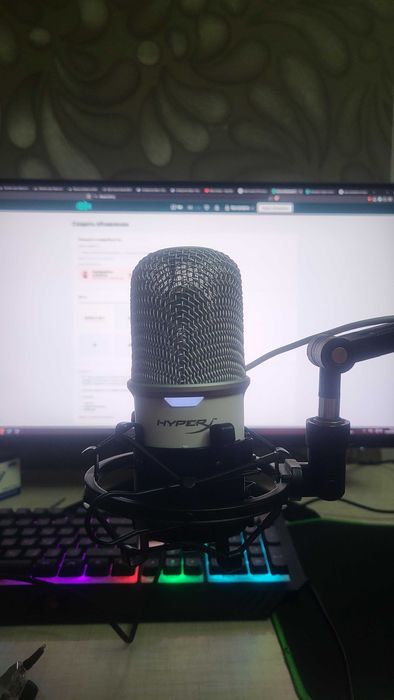 HyperX SoloCast USB микрофон - отличное состояние