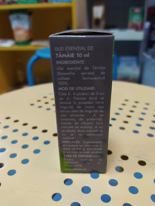 Ulei de tămâie esențial pentru uz intern Boswellia serrata