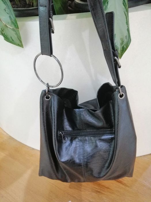 Шопер сумка чёрного цвета