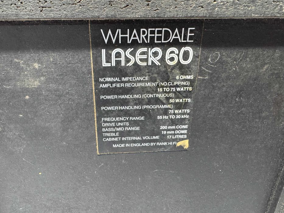 Тонколони - Wharfedale laser 60 / 75W