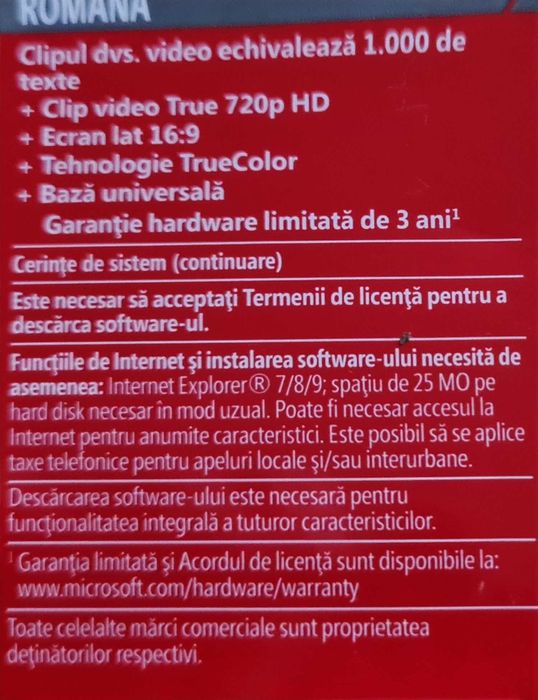 Webcam Microsoft LifeCam HD3000