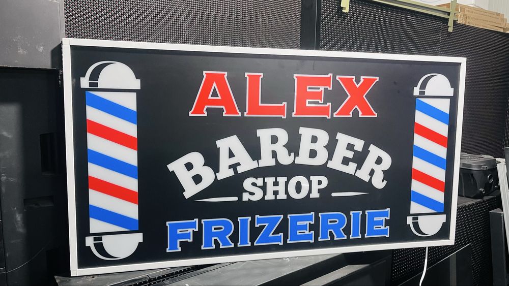 Casete luminoase frizerie , Vulcanizare , Magazin , Depozit , salon