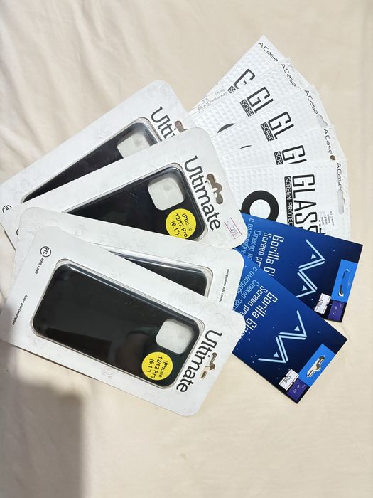 Стекло на iphone 12 и 12mini плюс чехлы на iphone 12