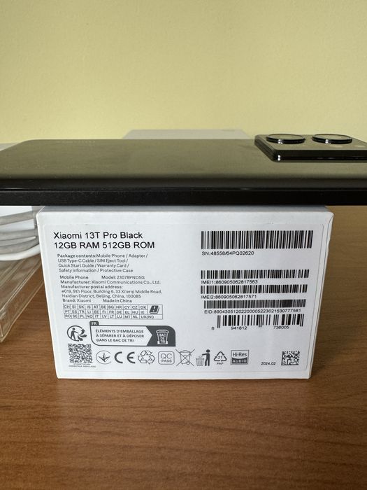 Xiaomi 13T Pro 512GB 12GB Black 5G