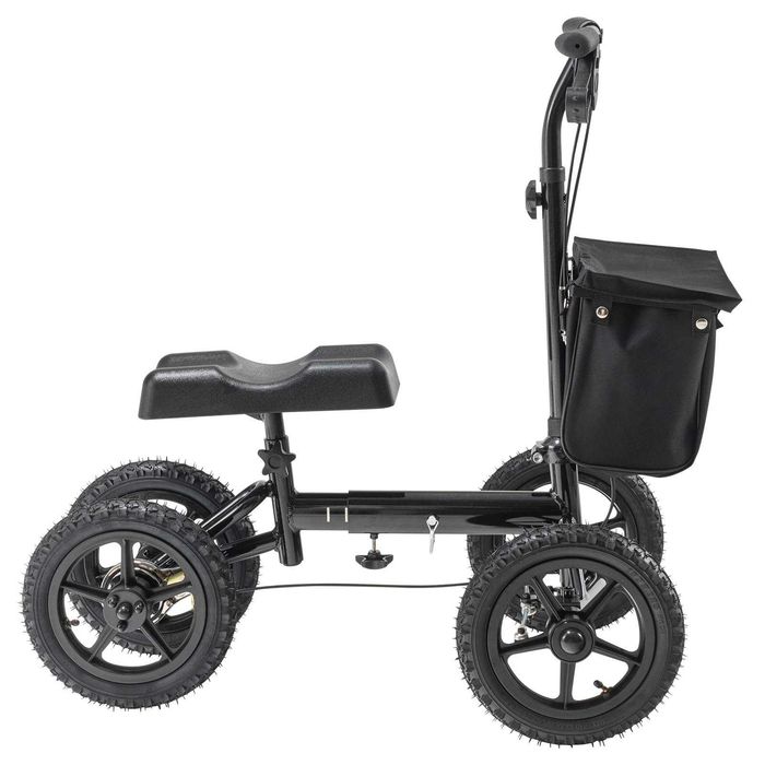 Premergator cu genunchi pliabil, cadru aluminiu, roti pneumatice 30,5 cm, ghidon reglabil 92,5-113,5 cm, 158,8 kg