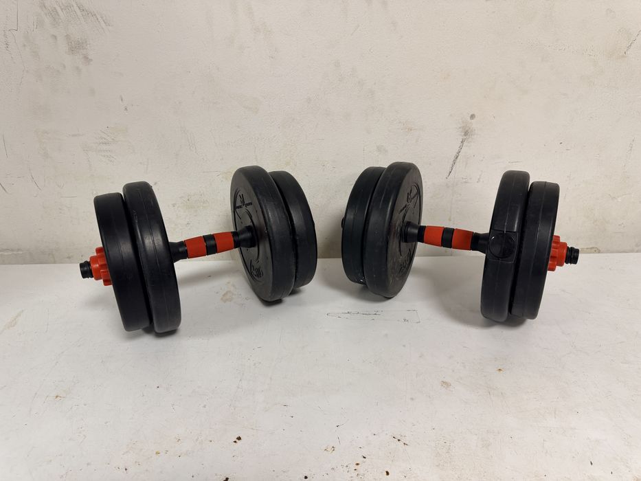 Gantere reglabile set 20 kg. Noi 10 kg+10 kg=20 kg. Pret Promo 170 lei