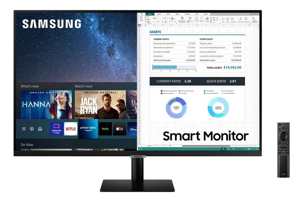 Monitor Smart LED 32 inch Samsung M5 LS32AM500NRXEN Full HD HDR10 Nou