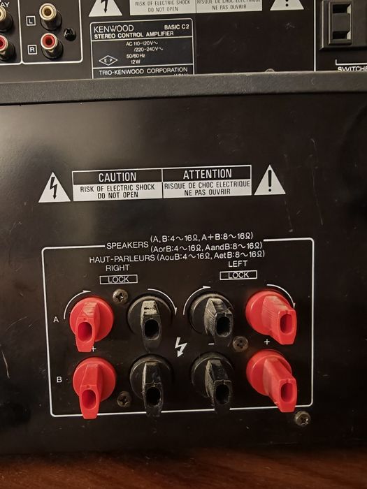 Preamplificator si amplificator Kenwood Basic M2A