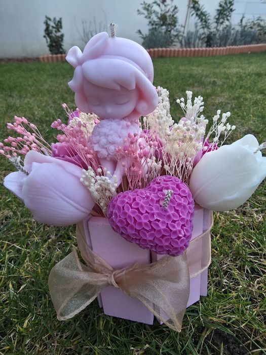 Aranjament din ceară de soia parfumată