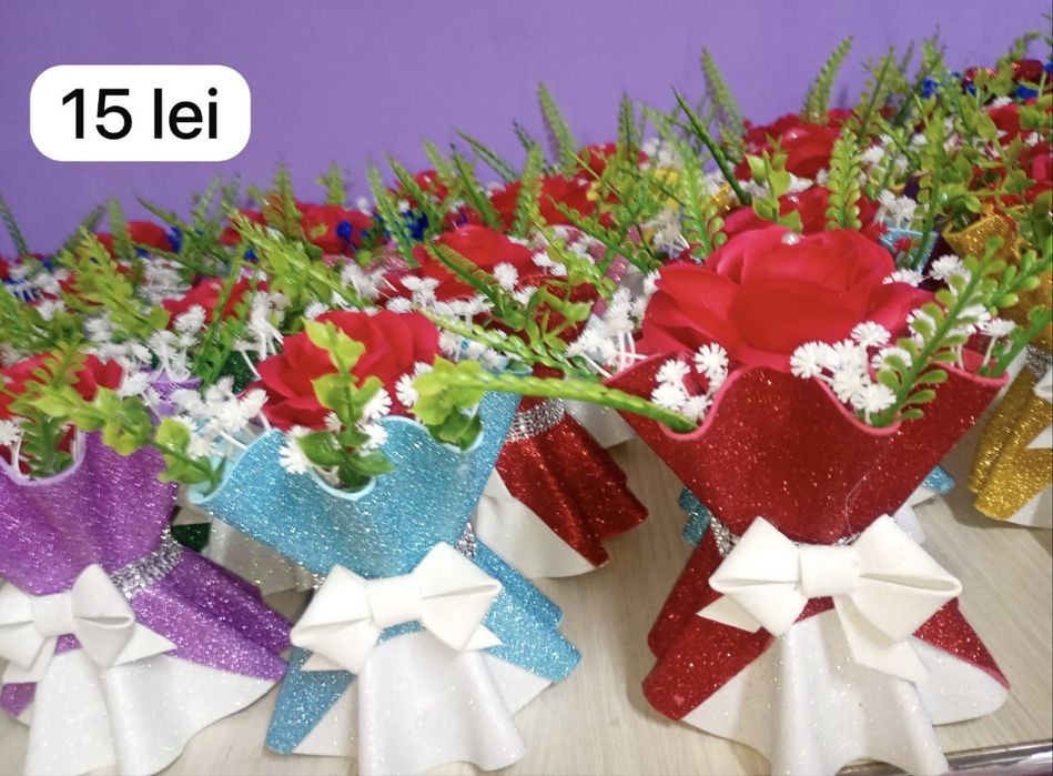 Flori din sapun un martisor minunat