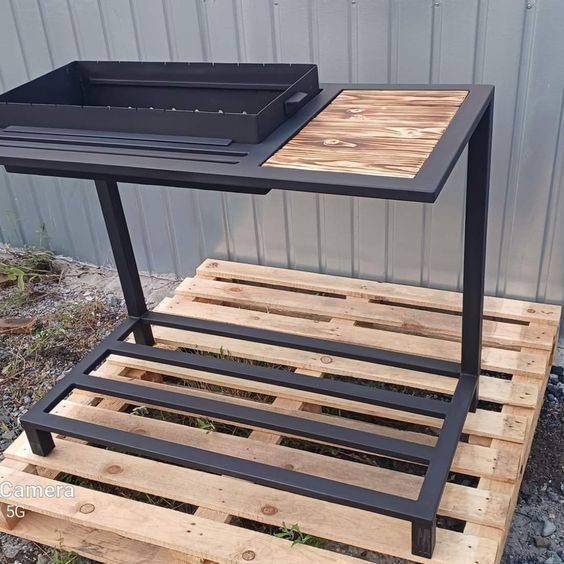 Мангал в стиле лофт