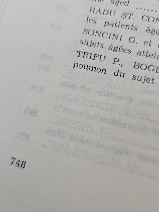 Lucrarile celui de al VIII lea congres de GERIATRIE CLINICA -Ana ASLAN