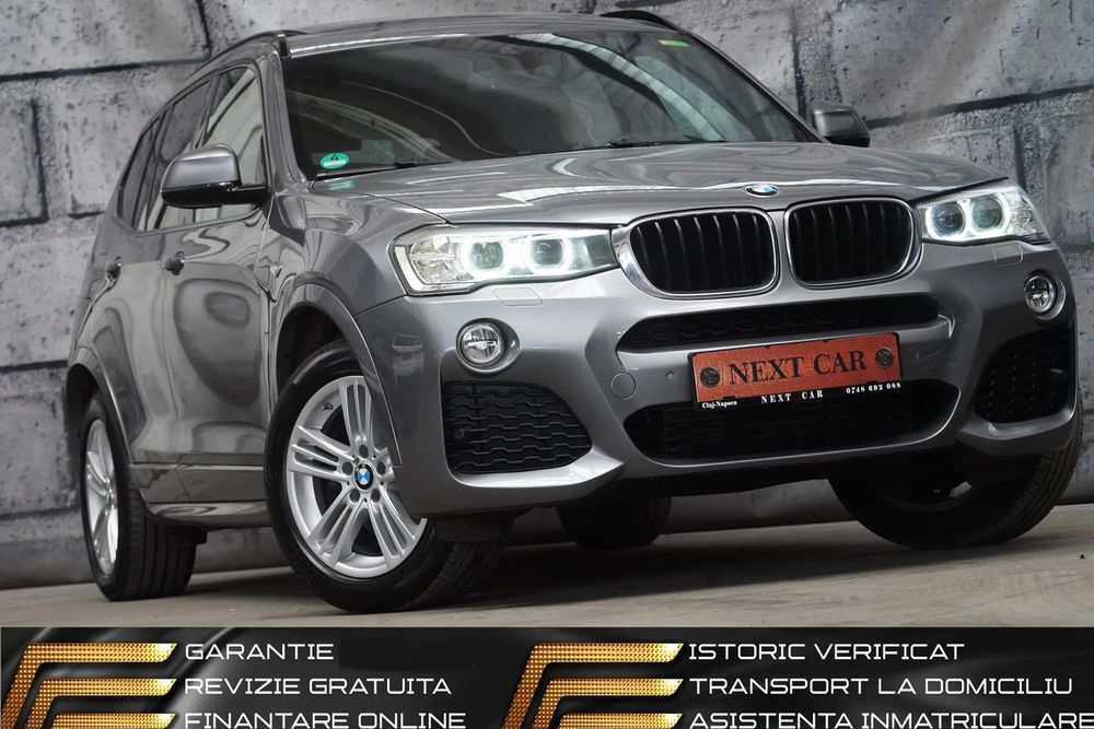 BMW X3 GARANTIE*RATE*190Cp*4x4*M Paket*Manual*Panorama*Navi*Full Led
