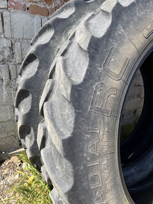 Set 4 anvelope  IF 380/90/R46, fabricatie 2018, SUA, pentru tractor sau autopropulsata John Deere etc.