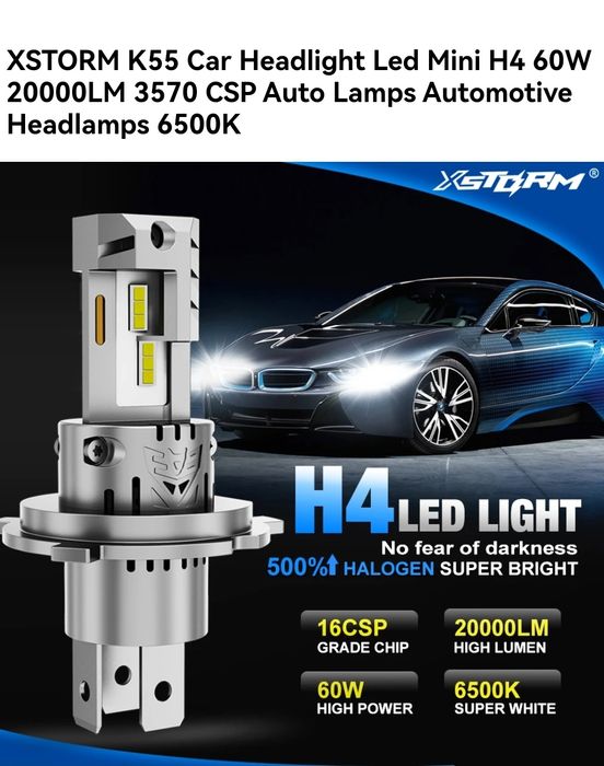 Най яките  led CSP лед крушки H1 H4 H7 H11 HB3 HB4 T10 С5(автомобил)