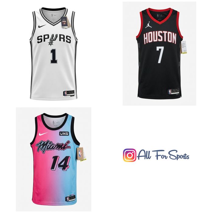 NBA jersey Nike / Miami Heat / Spurs