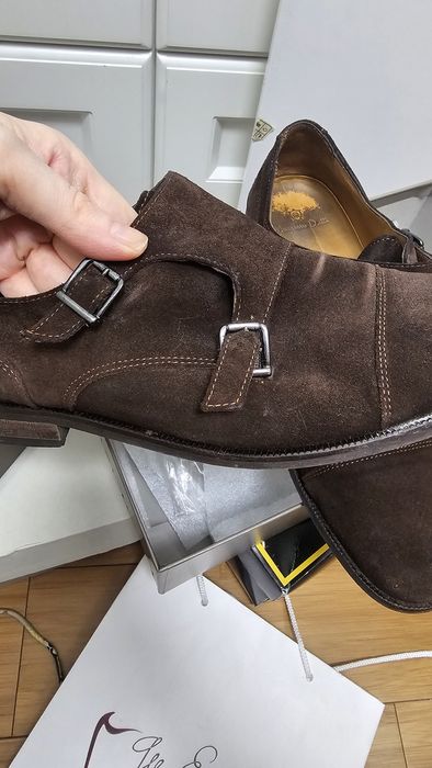 Mocasini piele intoarsa Massimo Dutti