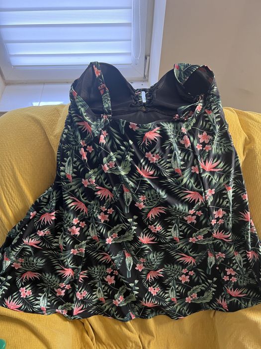 Costum de baie plus size 2x cu rochita