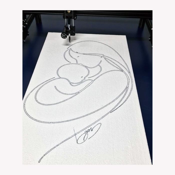 CNC Pen Plotter A2L pentru desen si trasare cu pix, stilou, carioca