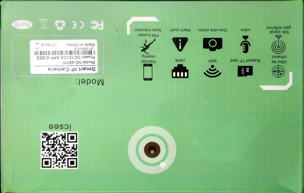 PTZ camera N3-400w 360° WI-FI