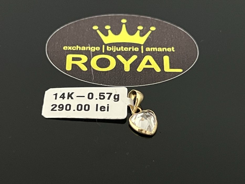 Bijuteria Royal CB : Pandant aur 14K 585  0,57 grame