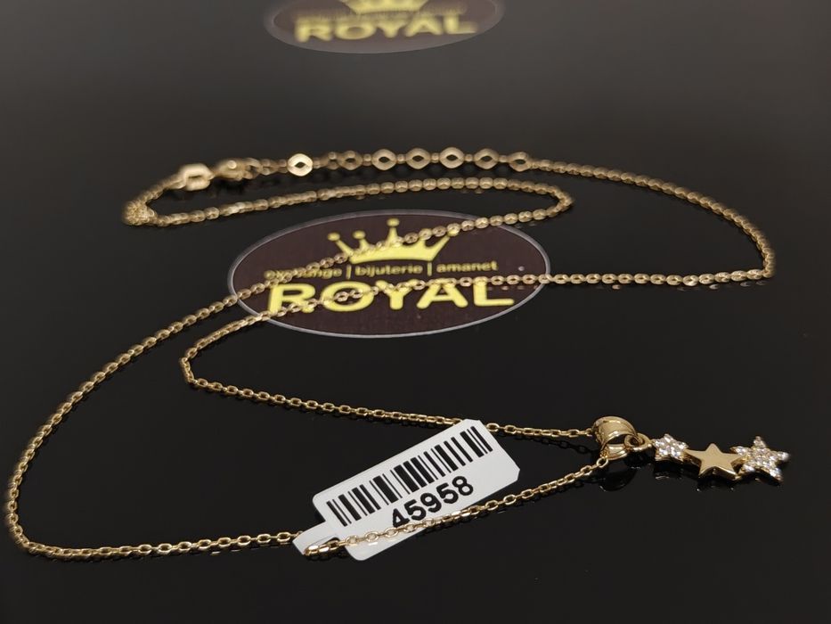 Bijuteria Royal: Lanț aur 14k/2.24 gr