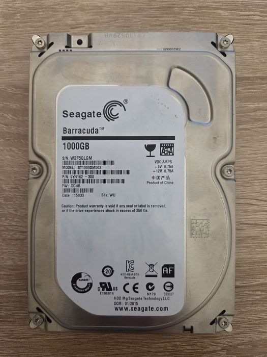 Жесткий диск Seagate barracuda 1 тб