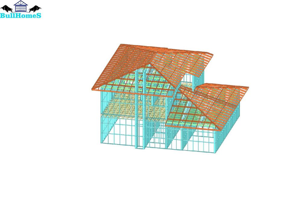 Къща,Бунгало,Преместваема къща,Сглобяеми къщи,Модулни,Жилищни-194,5м²