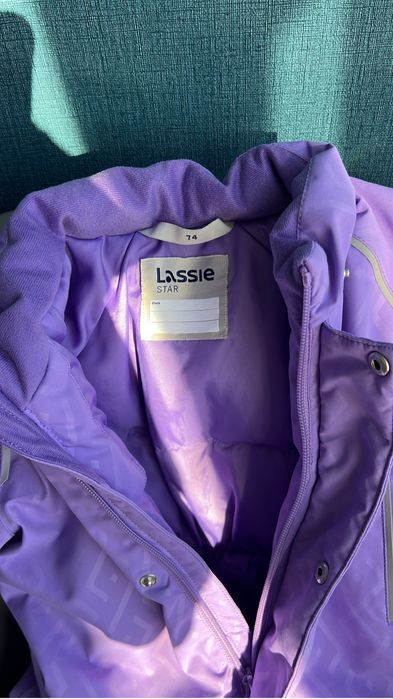 Продам пуховый комбинезон р 74