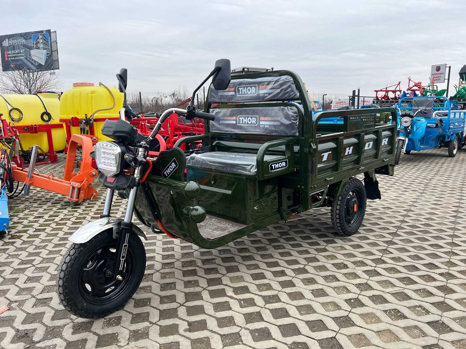 Triciclu electric THOR CITY 2 ECO tuk tuk nou Agramix
