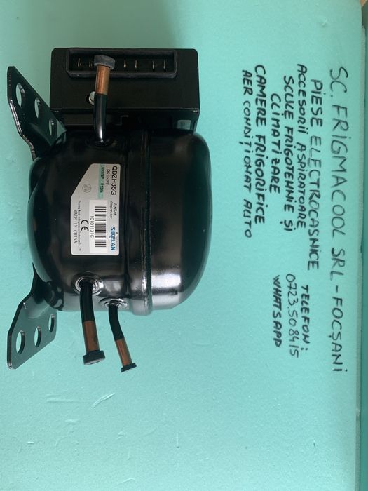 Motor compresor frigider auto rulota camion 12v 24v freon r134a nou