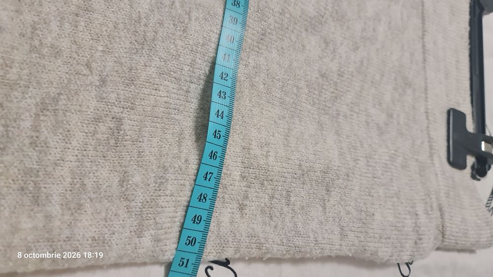 Pantalon evazat bej xxl