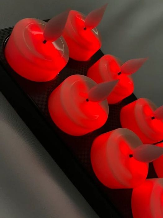 Set 12 lumanari LED reincarcabile