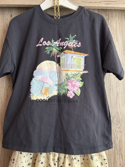 ZARA комплект от тениска и поличка размер 130/134