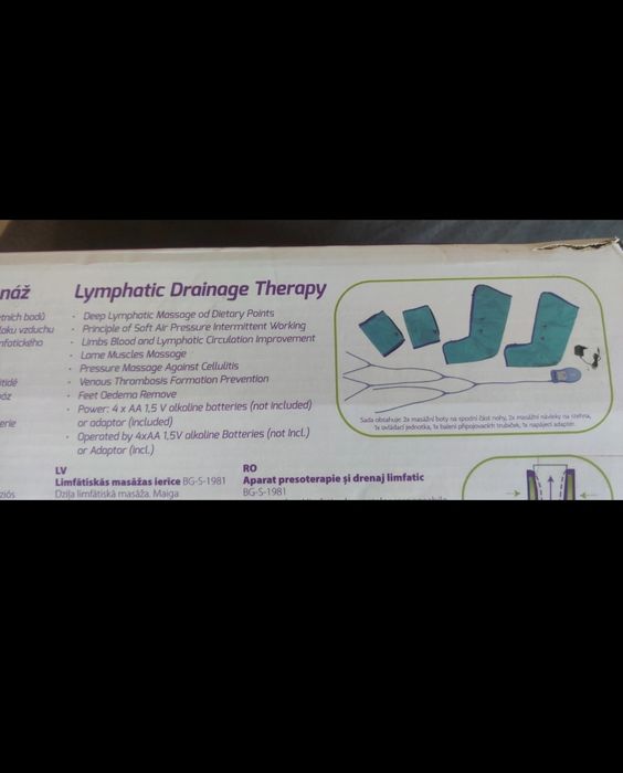 Aparat de masaj anticelulitic și limfatic
