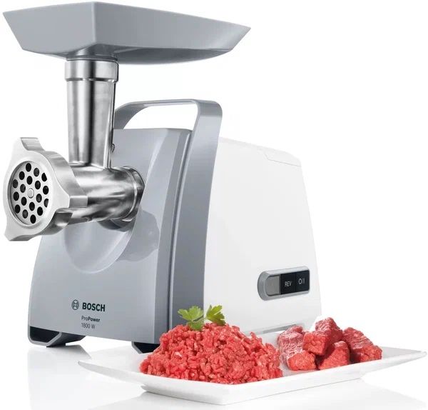Мясорубка BOSCH MFW 66020, белый/серый