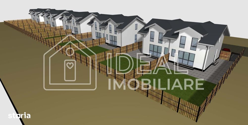 Duplex Modern la Cheie Intabulat si 270 de mp de curte, in Cisnadie